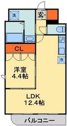 セザン新町の物件間取画像